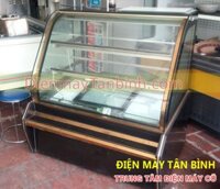 Bán tủ mát bánh kem 3 tầng kính cong 1m2