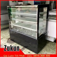 Bán tủ mát bánh kem cũ Zukun 4 tầng ngang 1m2