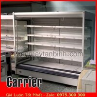 Bán Tủ mát Carrier Mỹ cũ trưng bày trái cây, thực phẩm siêu thị