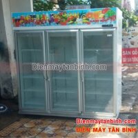 Bán tủ mát cũ 3 cánh, trưng bày hoa, trái cây (Thái Lan)