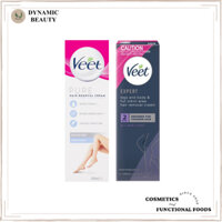 [Bản Úc] Kem tẩy lông Veet pure hair removal cream/ veet expert legs, body & full bikini hair removal cream 100ml