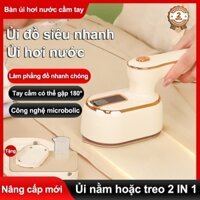 Bàn ủi Cầm Tay, Bàn ủi Hơi Nước Cầm Tay Steam Iron thích hợp Cho Mọi Loại Vải, Bàn ủi Hơi Nước dung lượng Lớn