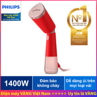 Bàn ủi du lịch hơi nước cầm tay Philips 5000 Series STH5020 STH5020/40 1400W - Hàng phân phối chính hãng