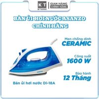 Bàn Ủi Hơi Nước Asanzo [DI -18A] - Mặt Đế Ceremic Cao Cấp - HÀNG CHÍNH HÃNG - Bảo Hành 12 Tháng