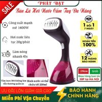Bàn ủi hơi nước cầm tay, Bàn là đứng kiêm máy ủi quần áo hơi nước mini công suất lớn 1400w Bảo Hàng 12 Tháng