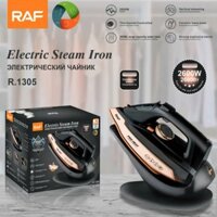 Bàn Ủi Hơi Nước RAF Công Suất 2600W Mặt Đế ABS+Gốm Sứ Phun Sương Mạnh Mẽ - Kho Sỉ Gia Dụng Jan Mart
