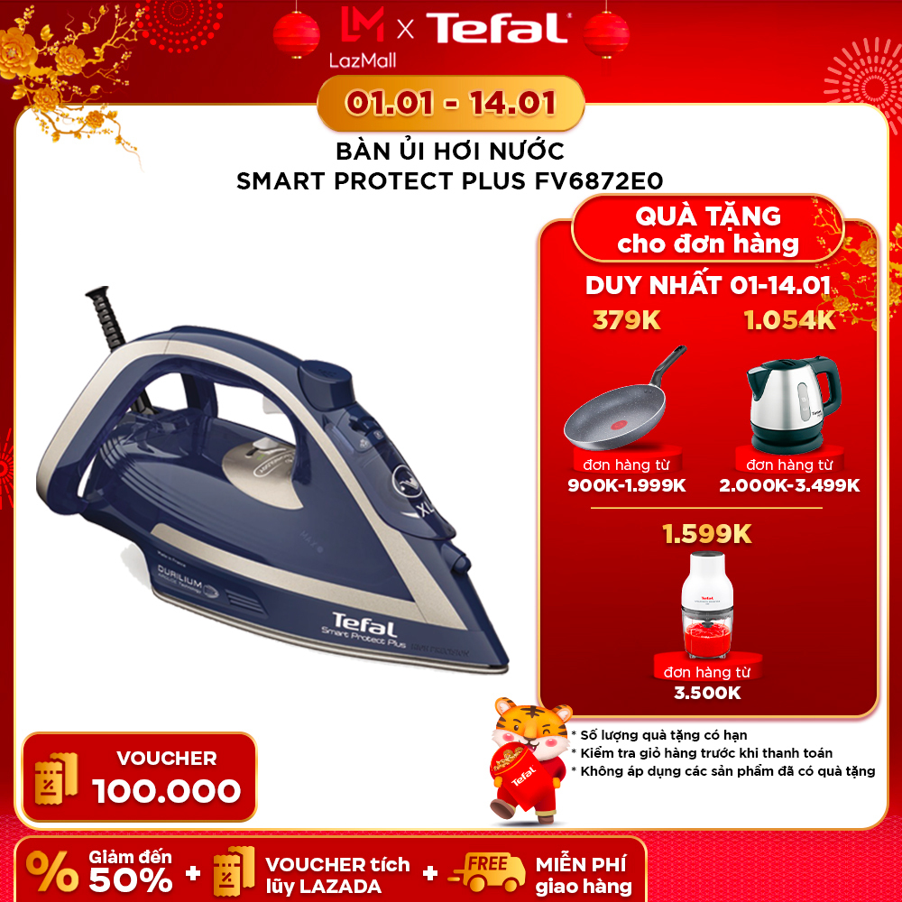 Bàn ủi hơi nước Tefal FV6872E0