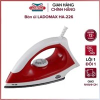 Bàn Ủi Khô Ladomax HA-226 mặt đế chống dính - tự điều chỉnh duy trì nhiệt ổn định -  ủi áo lông, len [Chính hãng]