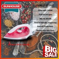 Bàn ủi khô Sunhouse SHD1072 - Hồng - Hàng chính hãng