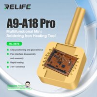 Bàn ủi nhỏ đa chức năng RELLIFE RL-067B 3in1 cho điện thoại 936 / T12 / 210 A9-A18 Pro Nano Trạm hàn sưởi ấm nhanh