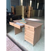 Bàn văn phòng nhiều hộc tủ đựng giấy tờ, hồ sơ - Gỗ ép phủ melamine chống trầy xước- Bàn gỗ giá rẻ tại xưởng