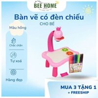 Bàn vẽ có đèn chiếu thông minh cho bé tập vẽ tranh tô màu BEE HOME CCBH