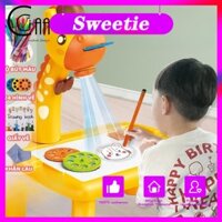 Bàn Vẽ Đèn Chiếu Hình Thông Minh Cho Bé, Bảng Vẽ Tranh Cho Bé, Đồ Chơi Trí Tuệ Sáng Tạo