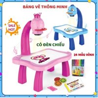 Bàn vẽ tập tô thông minh cho bé có đèn chiếu sáng 24 mẫu bộ to DC031