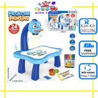 Bàn vẽ thông minh có đèn chiếu sáng cho bé, có đèn chiếu  Tranh cho Bé tô màu phát triển trí tuệ sáng tạo