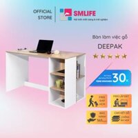Bàn vi tính nhỏ bằng gỗ công nghiệp SMLIFE Deepak