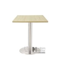 Bàn vuông gỗ 70 chân inox TE1504-07W