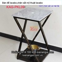 Bàn vuông,kệ sắt mỹ thuật,chân đỡ lavabo KAG-PKL09
