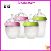 [⚡Bán xả lỗ] Bình sữa Comotomo 150ml/250ml siêu mềm cho bé (chọn núm ti)