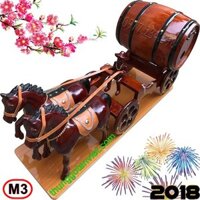 BÁN XE NGỰA KÉO TRỐNG RƯỢU VANG