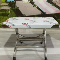 Bàn xếp cao cấp  (78x50x55) inox vuông gấp gọn Thảo Điều