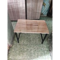 Bàn xếp gỗ 50×80 chân sắt cao 55cm