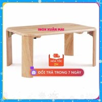 Bàn xếp gỗ cao su cao cấp 50x70