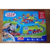 Bàn xếp hình lego đường ray xe lửa