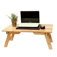 Bàn xếp học sinh mini đa năng gấp gọn, chân thang gỗ thông tiện dụng
