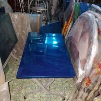 Bàn xếp inox 430 chân sắt 50×80cm