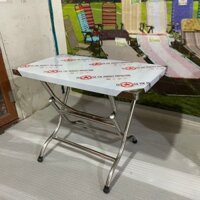 Bàn xếp inox vuông (98x57x76) vuông cao cấp Thảo Điều