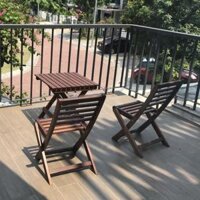 Bàn xếp mini Manis gỗ dầu IBIE