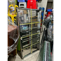 bàn xếp thái ,bàn inox 4 chân xếp gọn ,bàn xếp inox chu Nhật 80