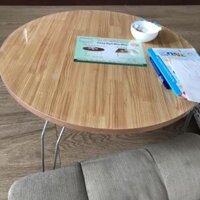 Bàn xếp tròn 60 vân gỗ