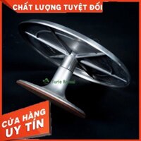 Bàn xoay inox Bàn xoay làm bánh kem Bàn xoay làm bonsai chịu lực cao Kameshop620