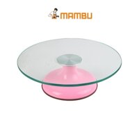 Bàn xoay mặt kính 31cm, bàn xoay trang trí bánh kem, đồ làm bánh