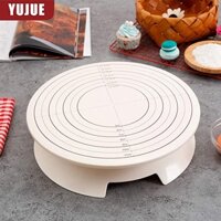 Bàn xoay nhựa Cake stand có phanh làm bánh kem