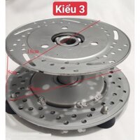Bàn xoay tròn đường kính 220mm bằng sắt, ghế xoay mini, ghế trưng bày mini