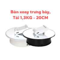 Bàn xoay trưng bày sản phẩm [Lỗi 1 đổi 1]. Đế xoay trưng bày sản phẩm đa năng. Bàn quay livestream, quay video tiện lợi.