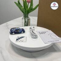 Bàn xoay trưng bày sản phẩm 360 độ đường kính 20cm, trưng bày sản phẩm livestream hiệu quả