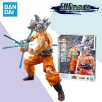 Bandai SHF Dragon Ball Son Goku Siêu trực giác búp bê hoàn thành mô hình Set Anime Action Toy Kids Shock