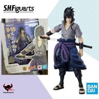 Bandai SHF Naruto Sasuke UCHIHA Bộ mô hình hoàn thiện Anime Đồ chơi hành động đầy đủ Quà tặng cho trẻ em bị sốc