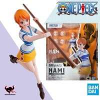 Bandai SHF S.H. Figuarts LUFFY AND NAMI Romance Dawn Mô hình hoàn thiện Anime Đồ chơi hành động Bộ quà tặng cho trẻ em