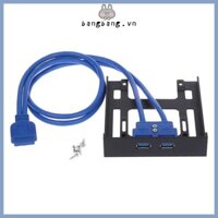 Bang 20 Pin 3 5 Floppy Bay Mặt Trước 2 Cổng USB 3 0 Mở Rộng Adapter Kết Nối