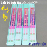 Bảng 20 Thẻo Lưỡi Đôi Buộc Sẵn - Lưỡi Câu Nanh Sói. Thẻo Dù Buộc Sẵn Lưỡi Câu Đài Câu Đơn 5123klh888