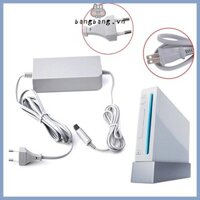Bang AC Sạc Adapter Cho Wii U Tay Cầm Chơi Game Điều Khiển Cần Điều Khiển US EU Cắm 100-240V Nhà Tường Nguồn Điện Cho Wii Pad