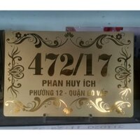 bảng  alu gương bóng kích thước 30cmx 20cm
