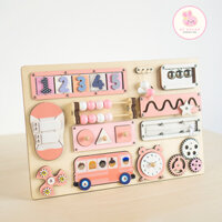 Bảng bận rộn bảng đồ chơi xe bus thông minh cho bé của thương hiệu Bé Ngoan - TOY01