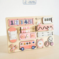 Bảng bận rộn bẳng đồ chơi thông minh cho bé 1-3 tuổi thương hiệu HC - Toy01