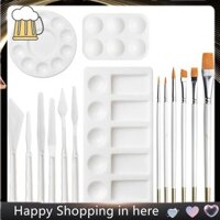 Bảng Bảng Màu Cọ Sơn Cạp 15 Mảnh Bộ Bảng Hình Chữ Nhật Nghệ Thuật Graffiti Dụng Cụ Vẽ Tranh